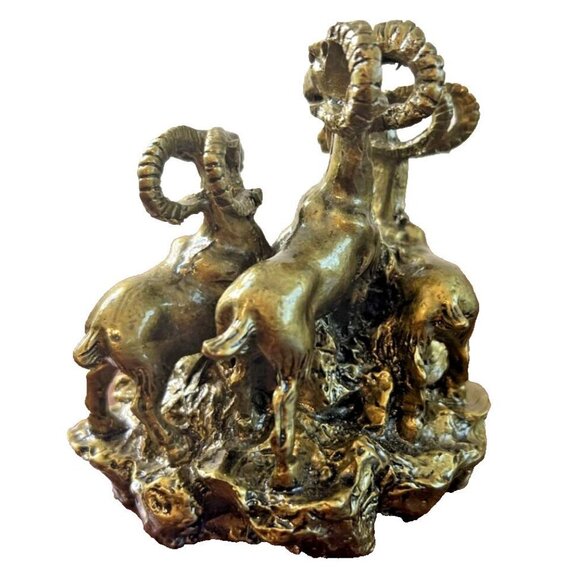 Chinese Zodiac Sheep Feng Shui Ornaments Statues Wealth Figurine Desk Decoration - Picture 2 of 10